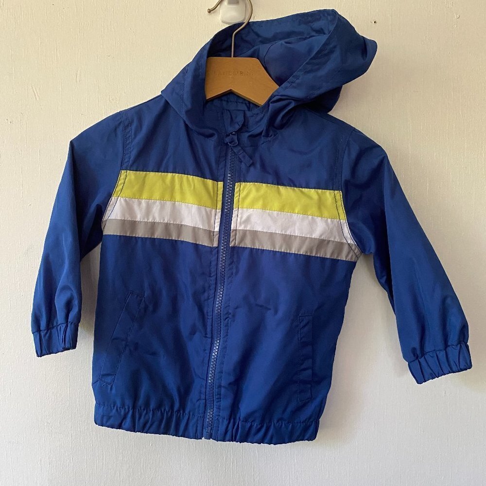 Circo Windbreaker Jacket Toddler Size 18 Months Full Zip‎ Blue Pockets Outdoor
